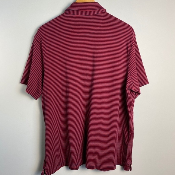 Goodfellow & Co. Men's Standard Black and Red Medium Knit Polo Golf‎ Shirt XXL - Picture 5 of 13